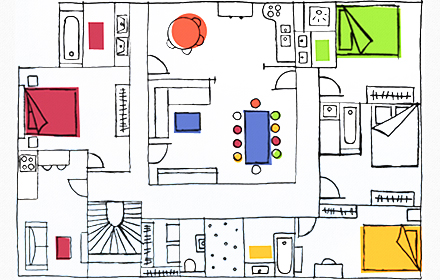 Plan Appartement Chabrol – Paris 10ème